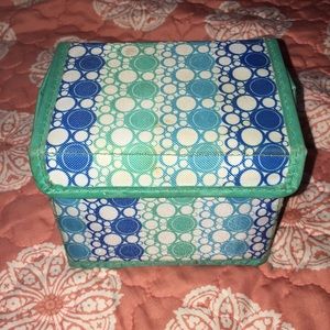 Velcro makeup wipe holder